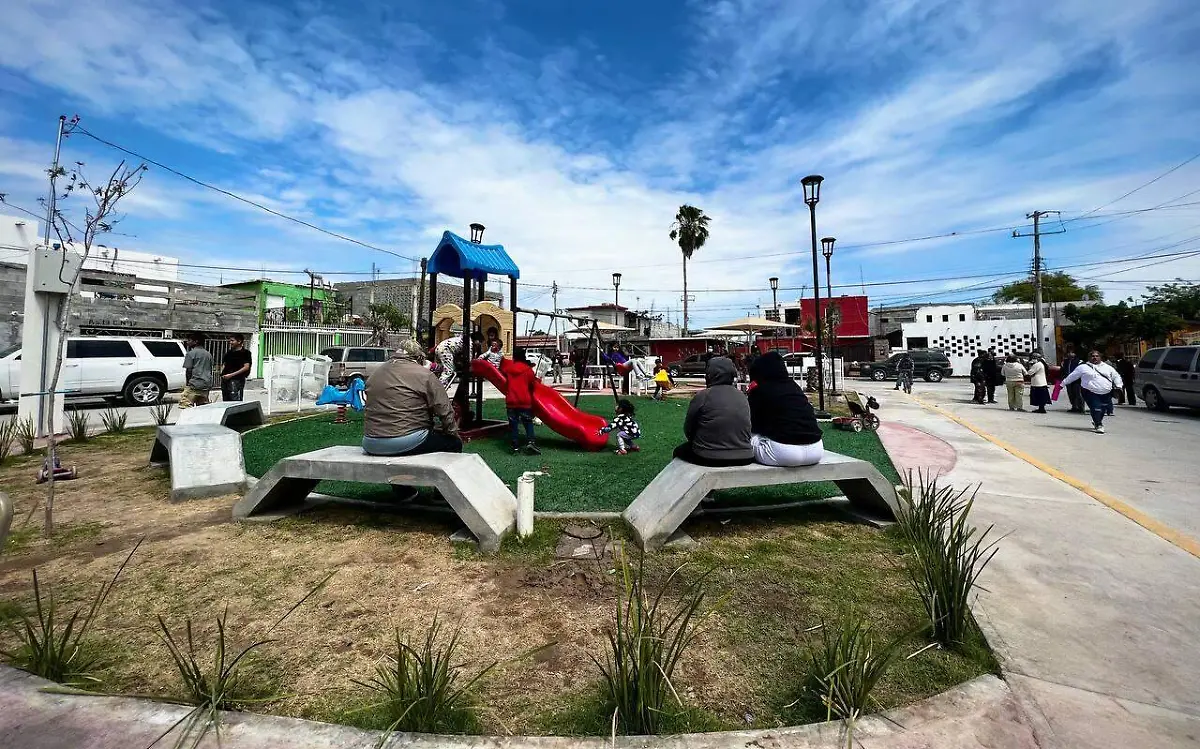 Se han rehabilitado plazas y parques de Nuevo Laredo, Tamaulipas Facebook @